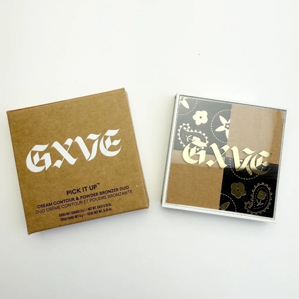 GXVE Pick It Up Cream Contour & Talc-Free Powder Bronzer Duo Brand New